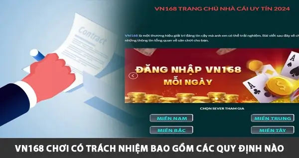 VN168 chơi có trách nhiệm bao gồm các quy định nào